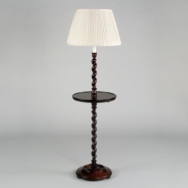 Twisted wood floor lamp 3