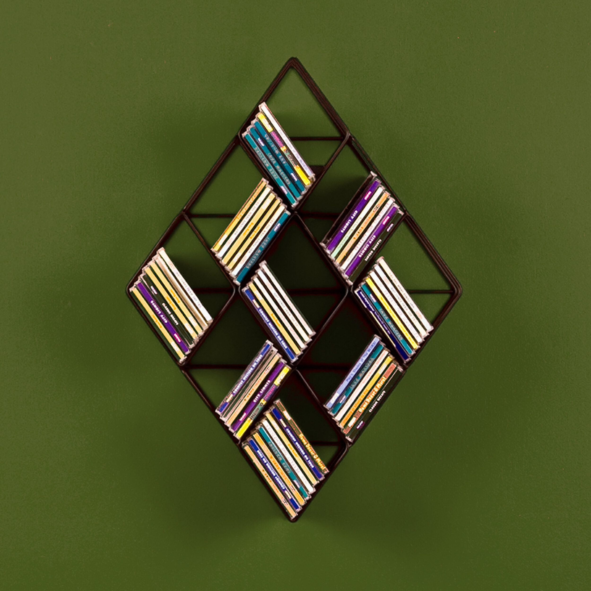 Wall mount cd rack 2