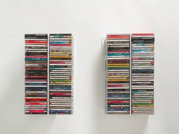 Wall mounted modular steel cd rack lcd by teebooks r