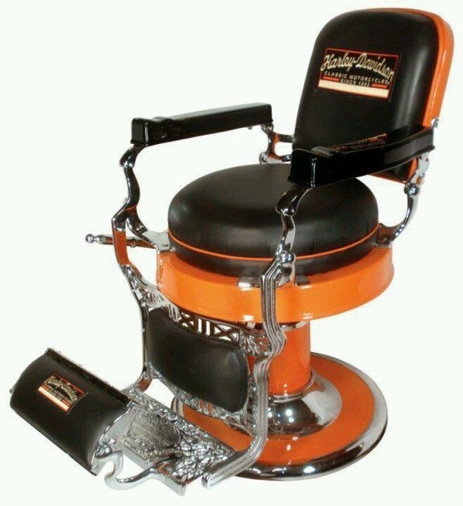 0838 koken harley davidson barber chair c 1920s chr