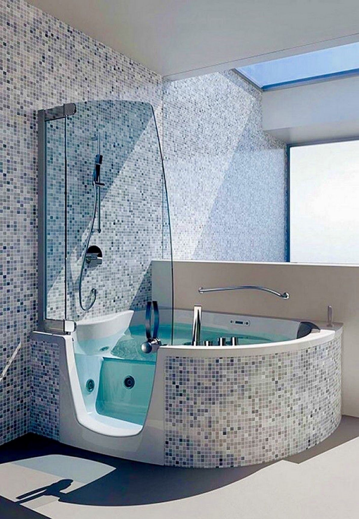 Corner freestanding tub 9
