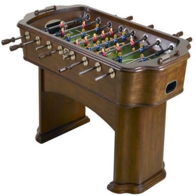 Foosball table wood