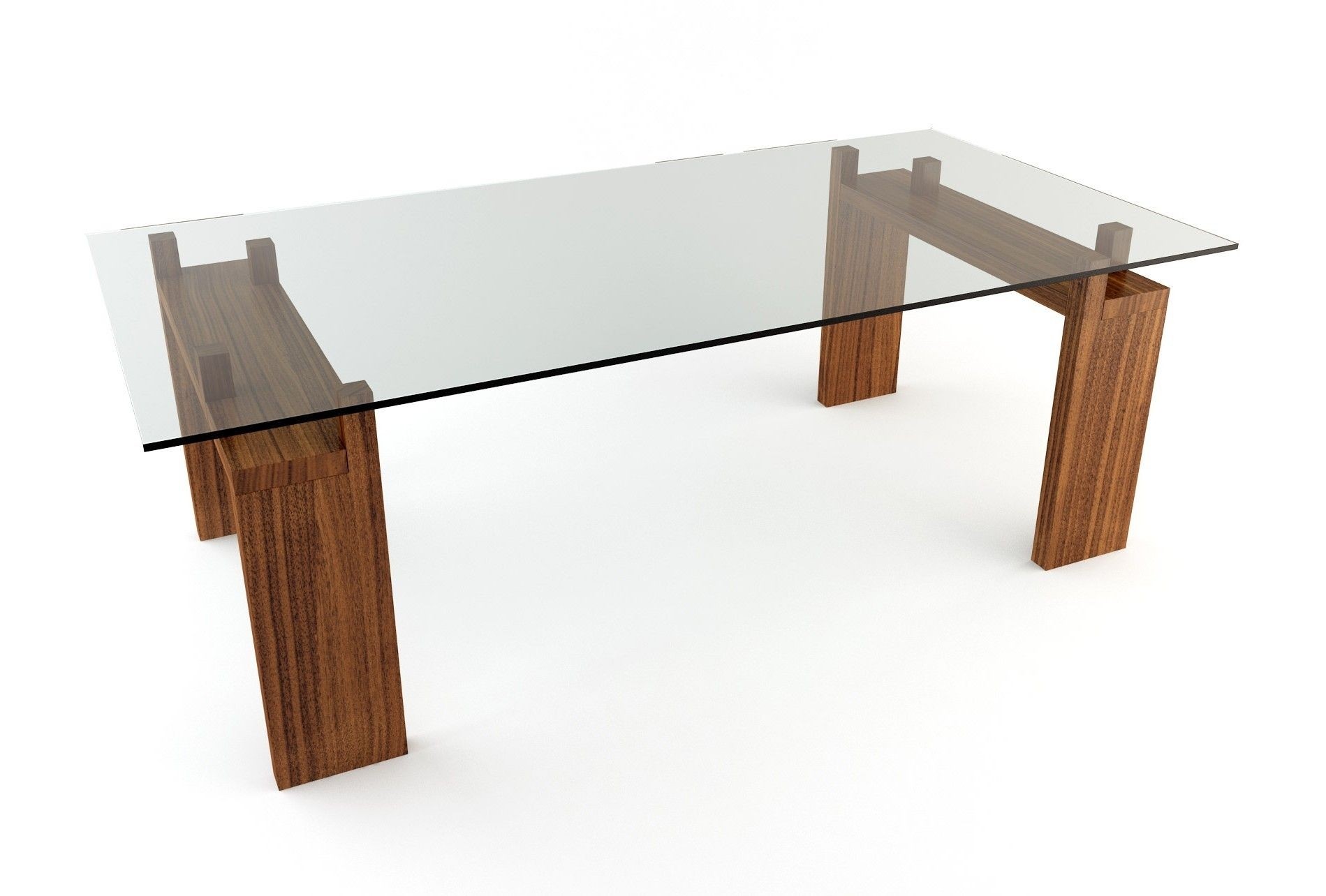 Glass table stand