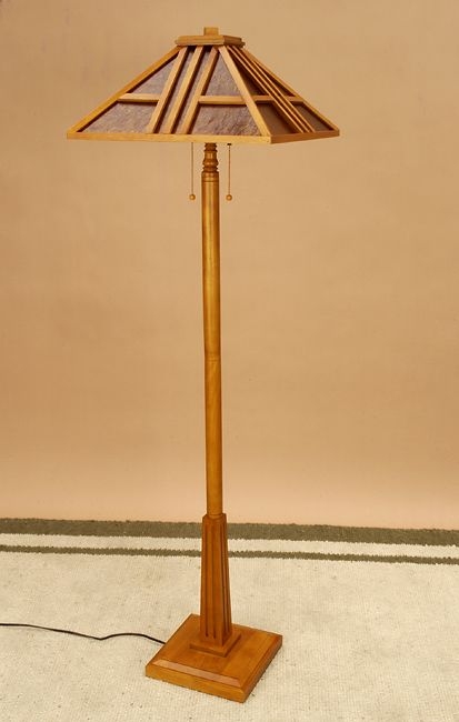 Meridian mission style floor lamp