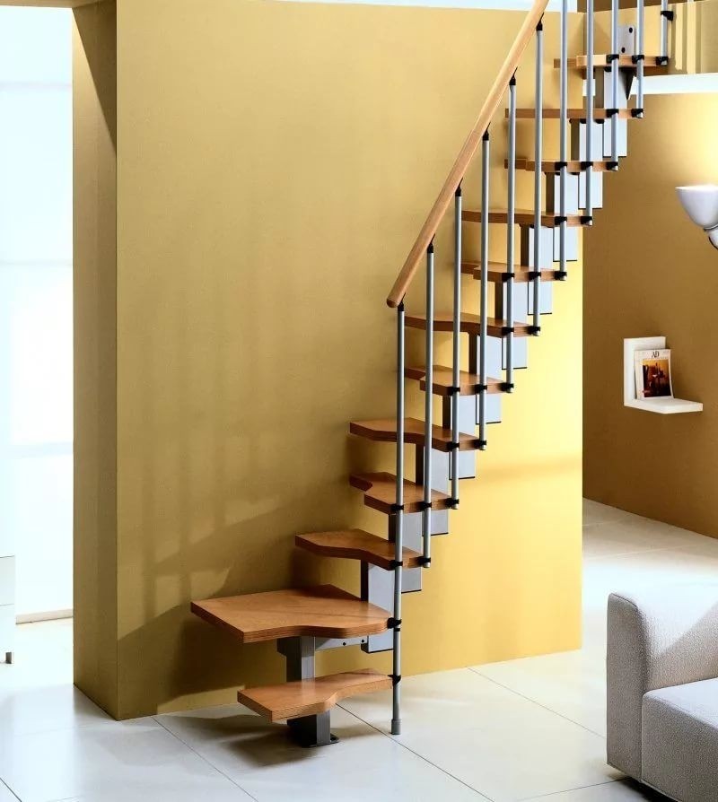 Mini plus space saver loft staircase light beech 1