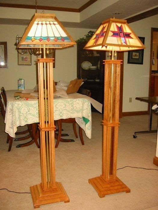 Mission style floor lamp 6