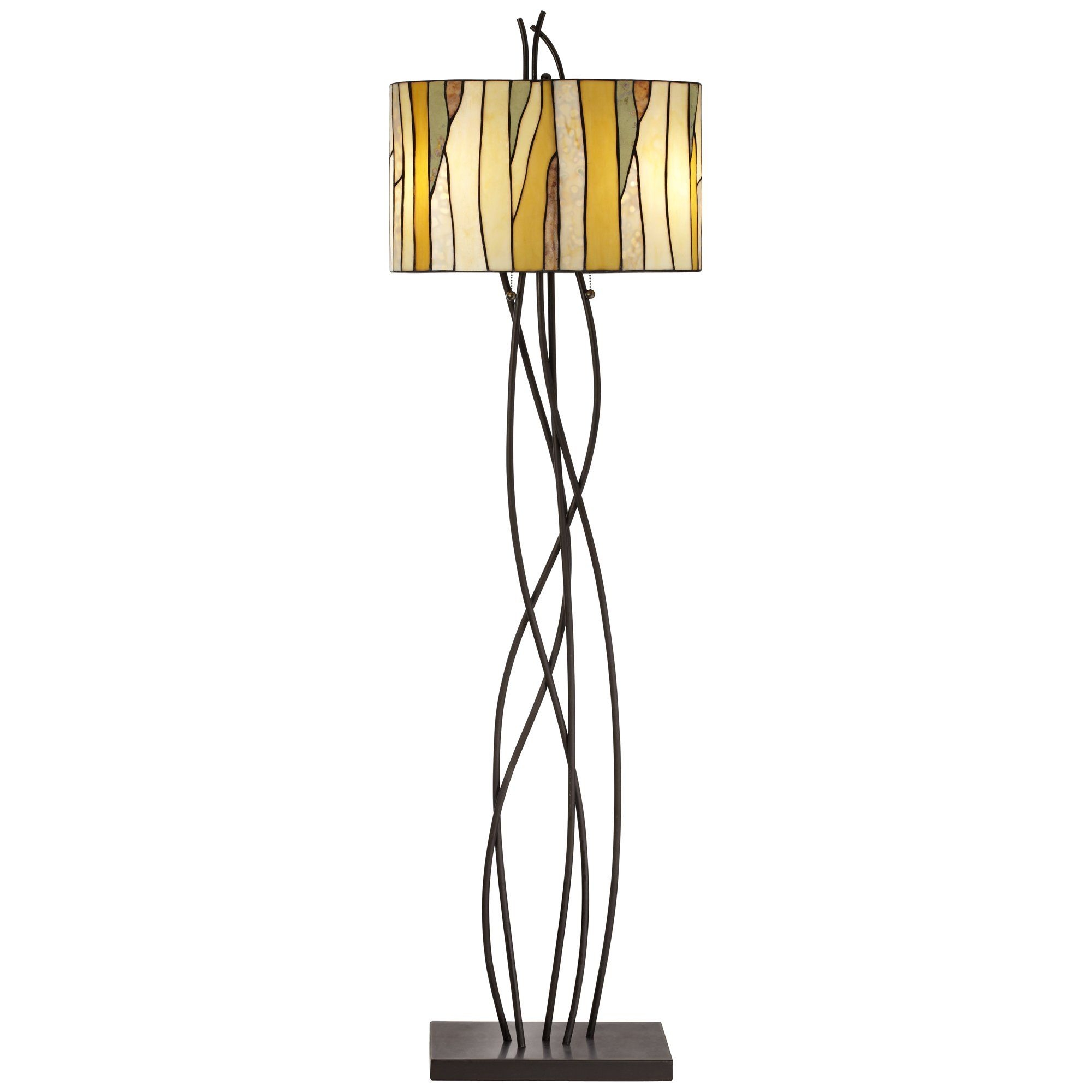 Pacific coast lighting pcl oak vine floor lamp