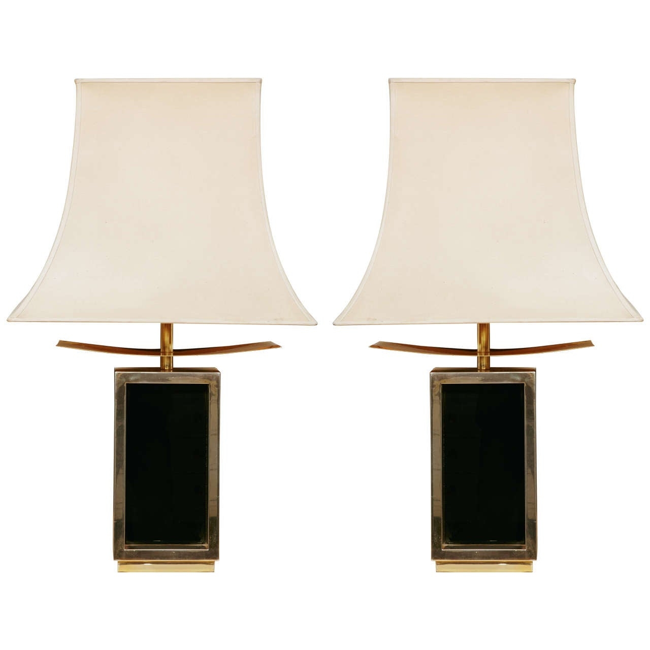 Pair of japanese lamps circa 1970