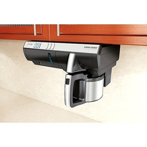 Coffee maker under cabinet