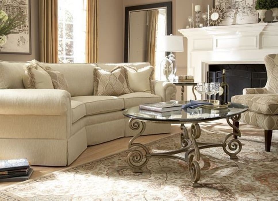 Small curved couch 1