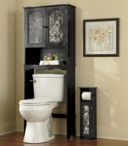 Black marble bathroom collection