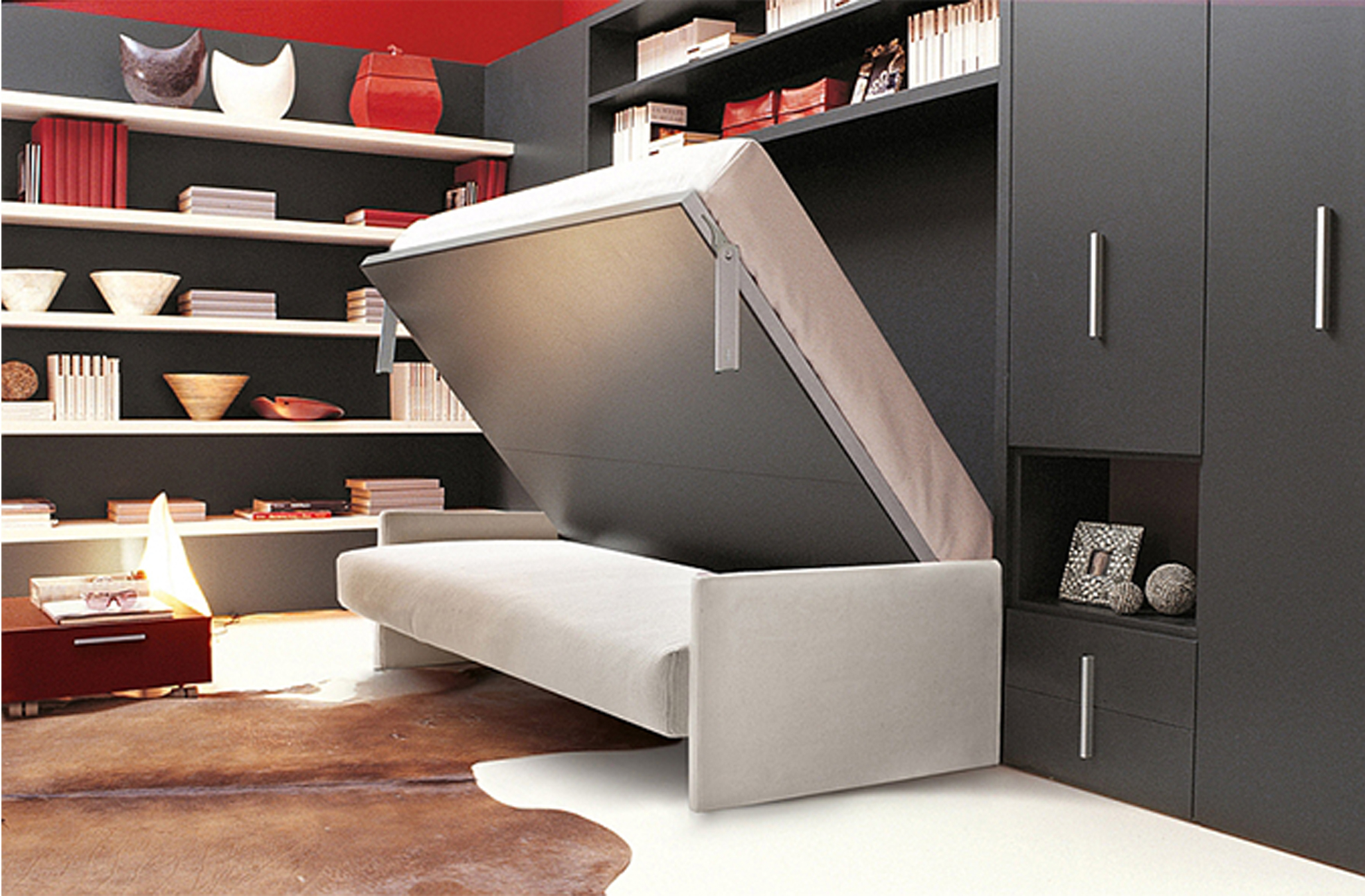Single beds that convert into double beds