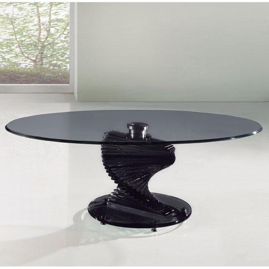 Black metal and glass coffee table 35