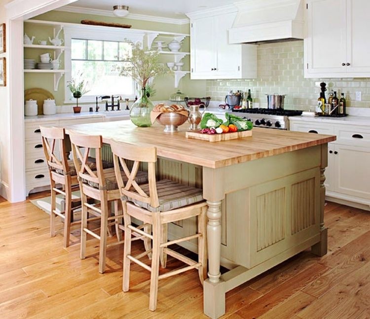 Butcher block island ideas