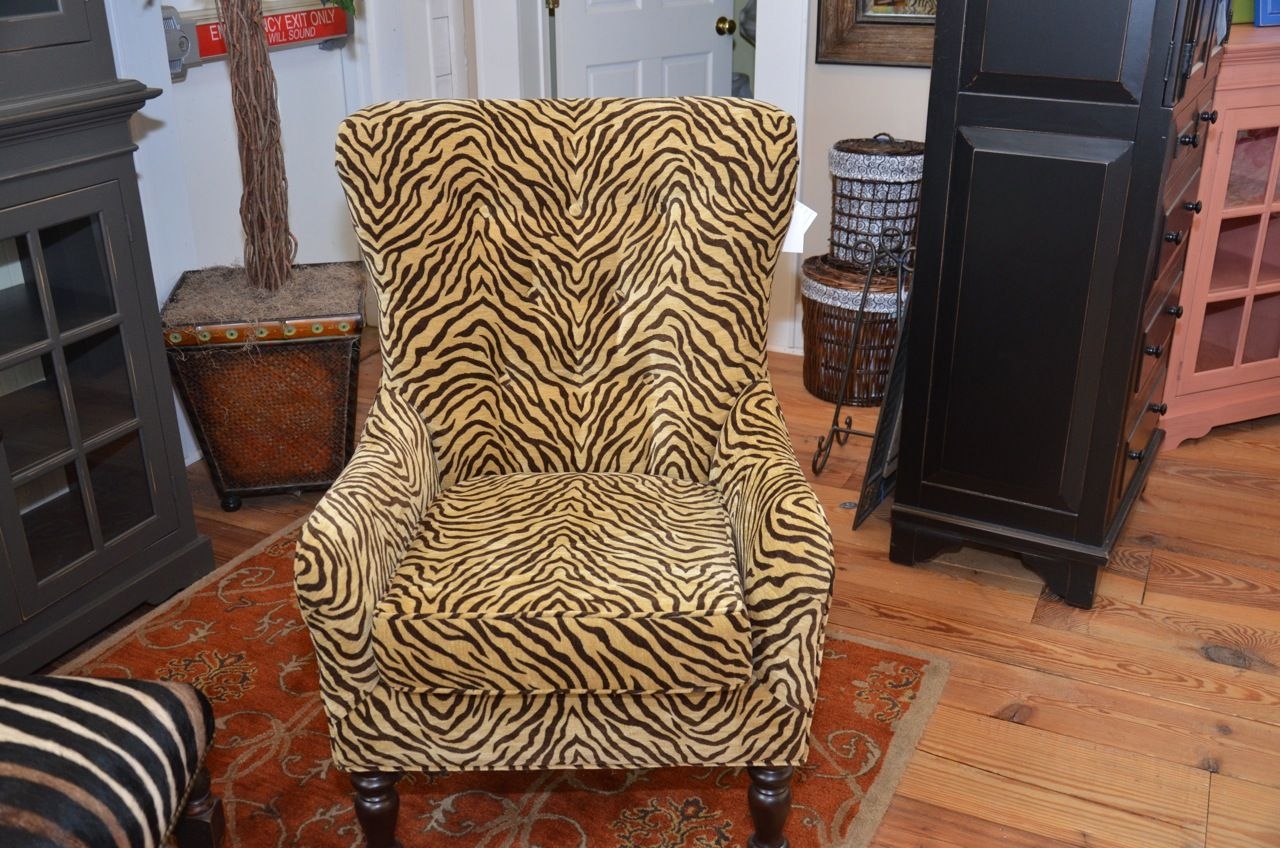Leopard print recliner