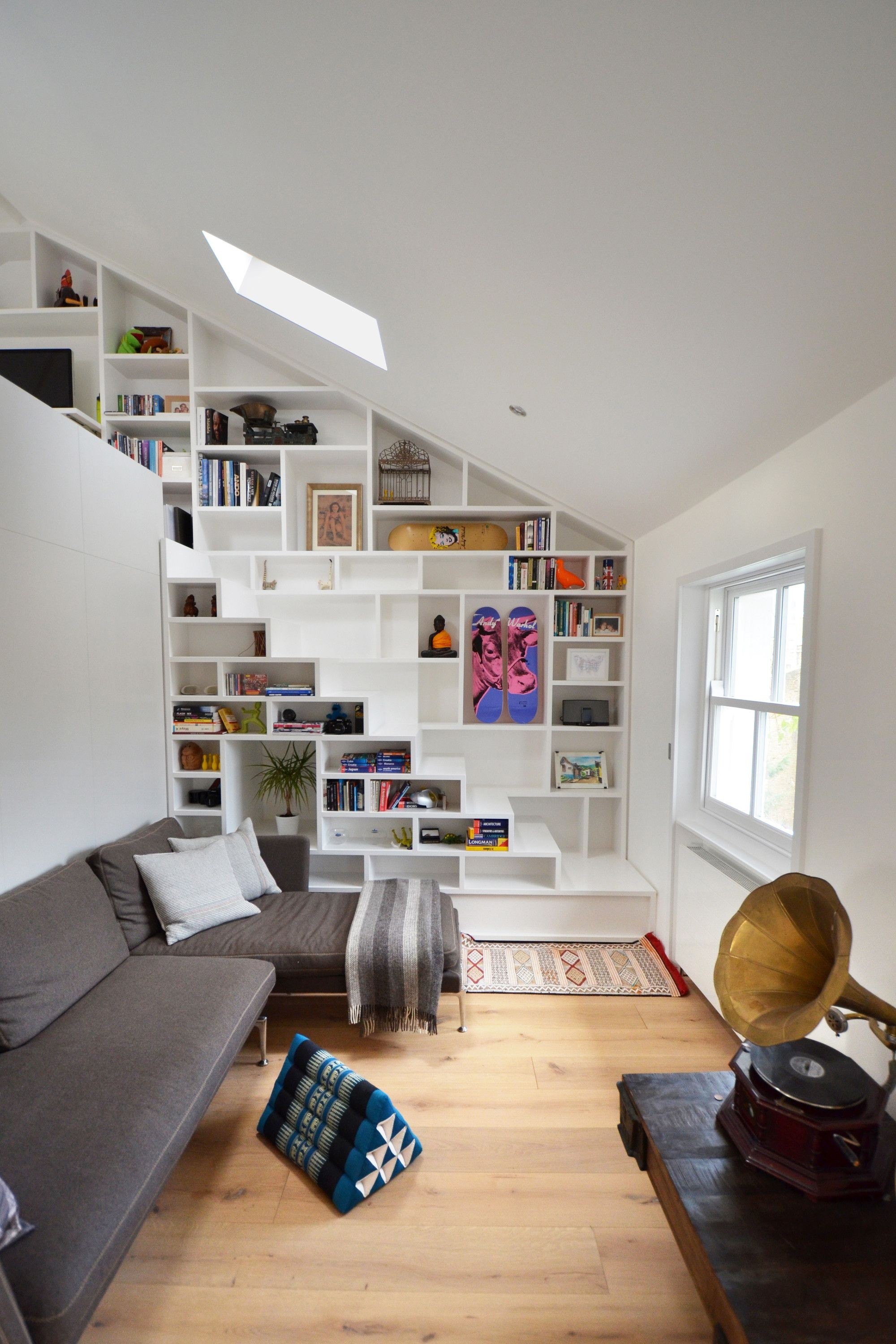Narrow loft stairs