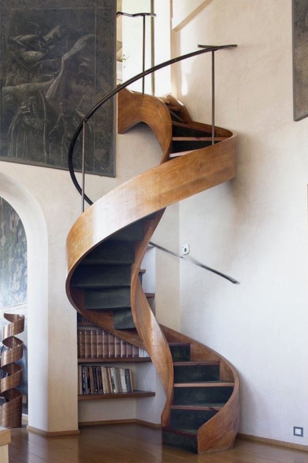 Space saving loft stairs