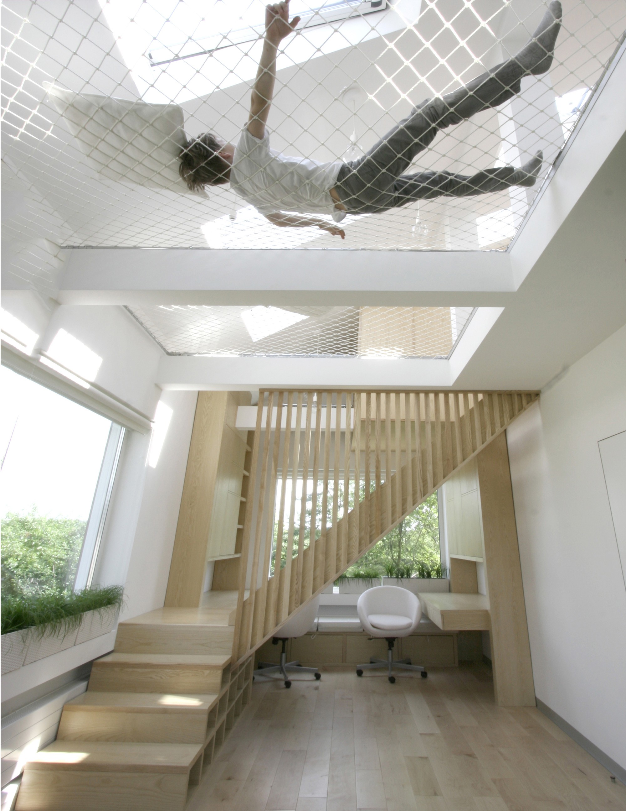 Stairs to loft