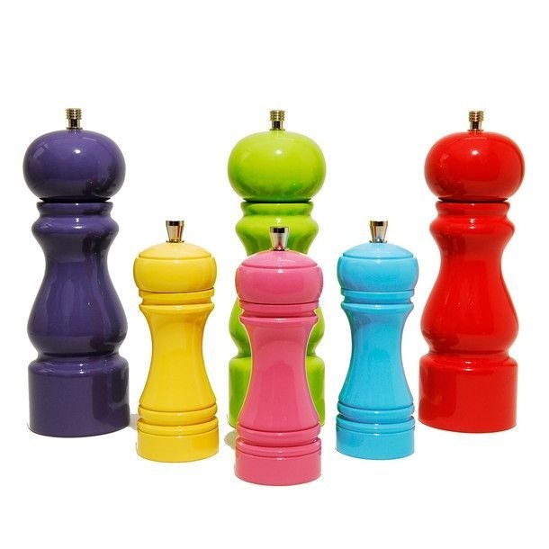 Wooden salt and pepper grinder