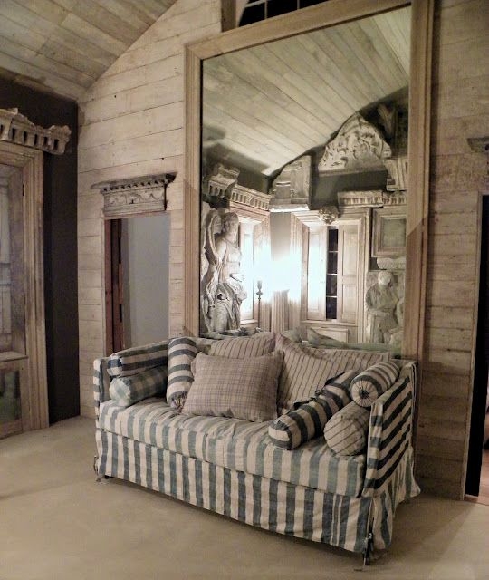 Bronson pinchots home love the layers of bleached wood walls