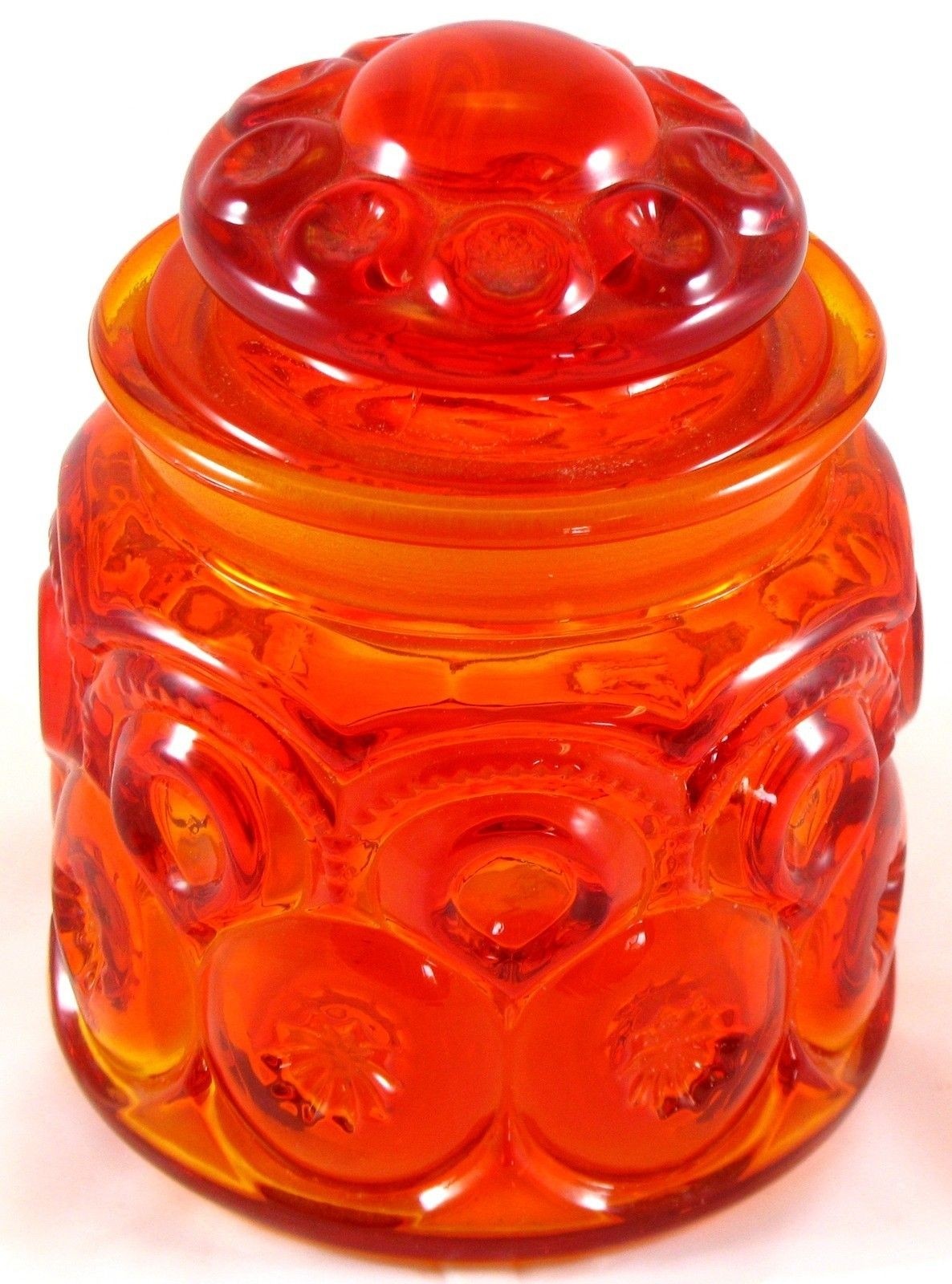 Colored glass kitchen canisters 1