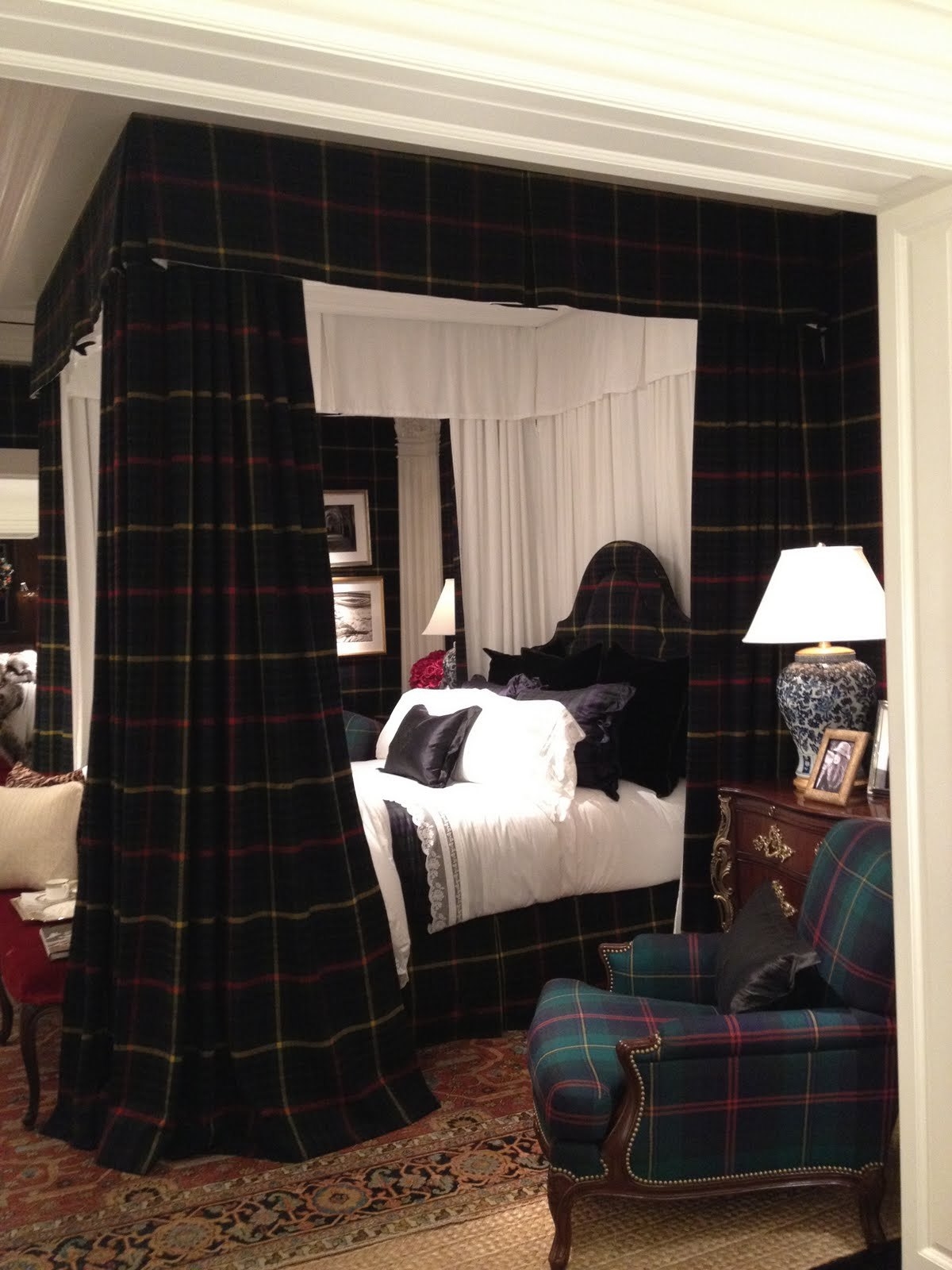 Equestrain tartan fantasy bedroom ralph lauren home store