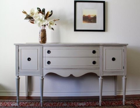 Painted buffet