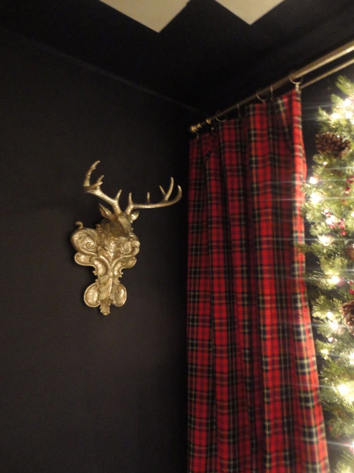 Plaid curtains and drapes 7
