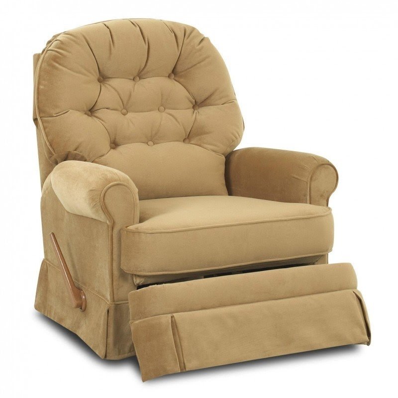 Small swivel rocker recliner