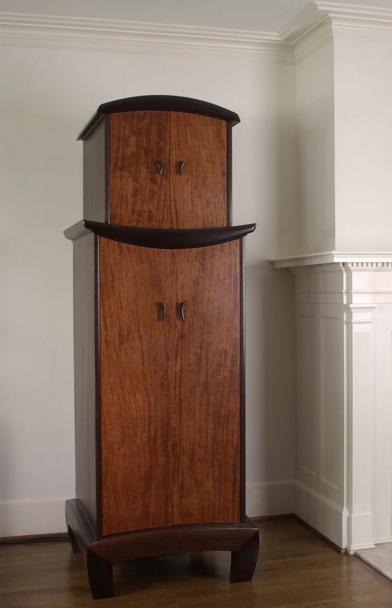 Wood stereo cabinet 2