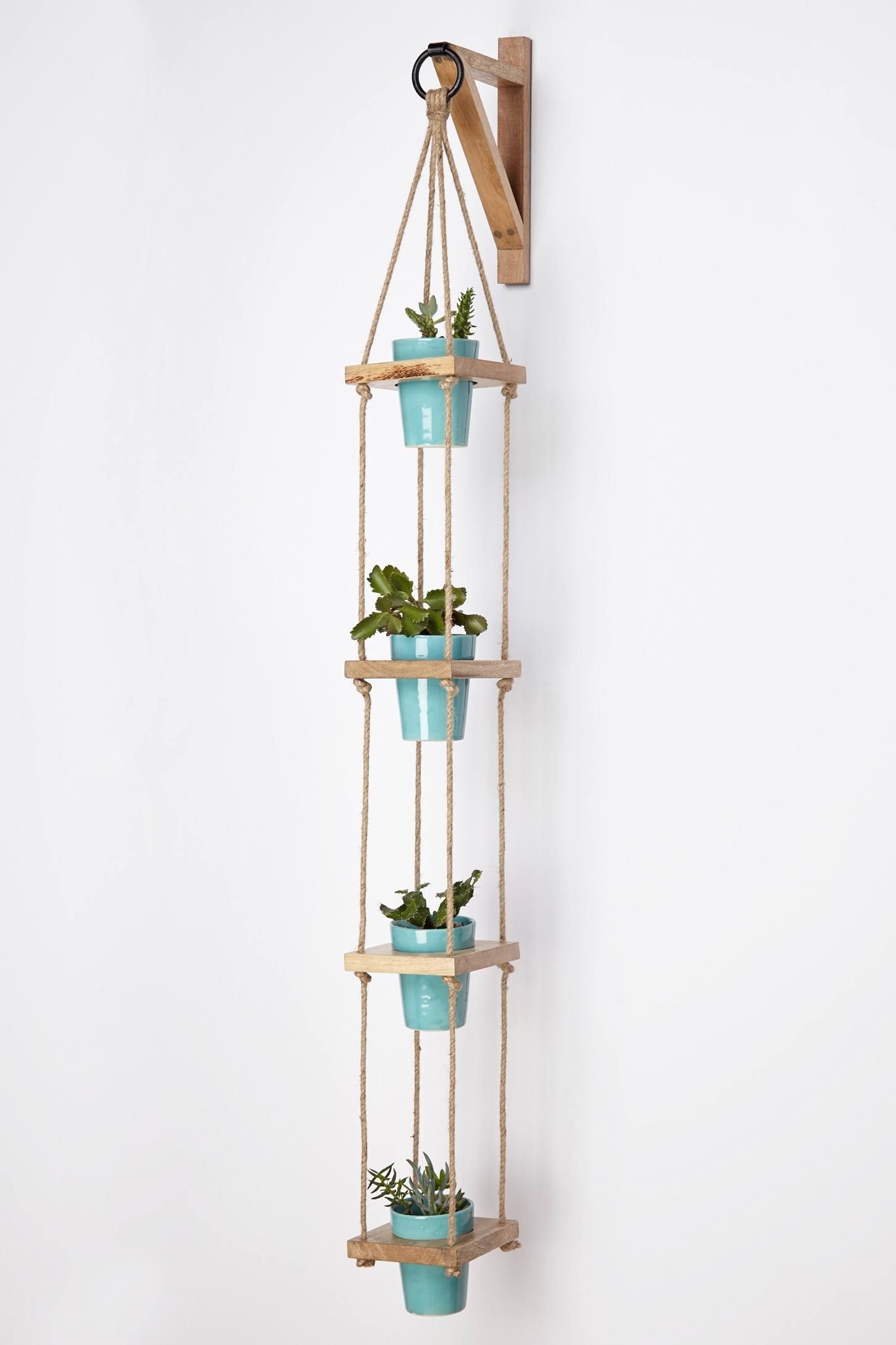 Strung squares planter