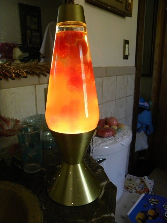 Cool vintage 1970s orange mid century