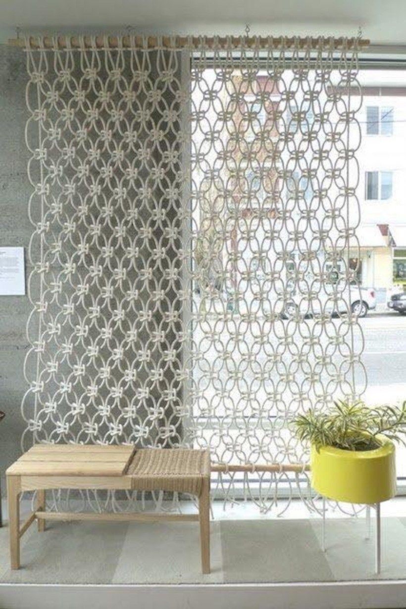 Hanging room divider panels