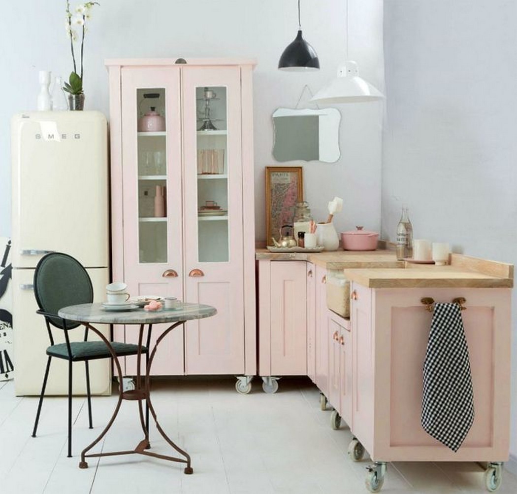 Kitchen cabinets on wheels 1