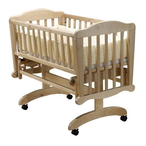 Wood rocking bassinet 6