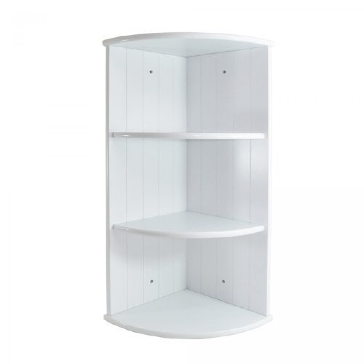 Corner wall shelf