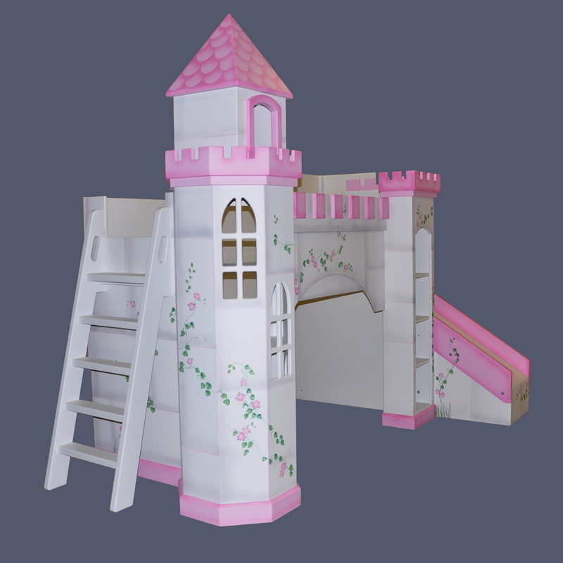 Leeds castle bunk bed with slide