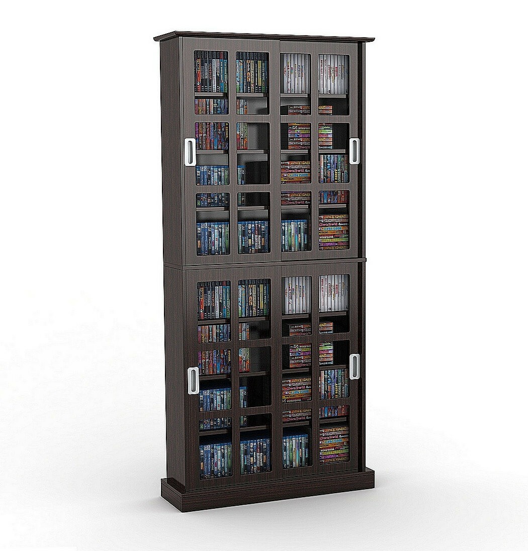 Media cabinet glass doors 6