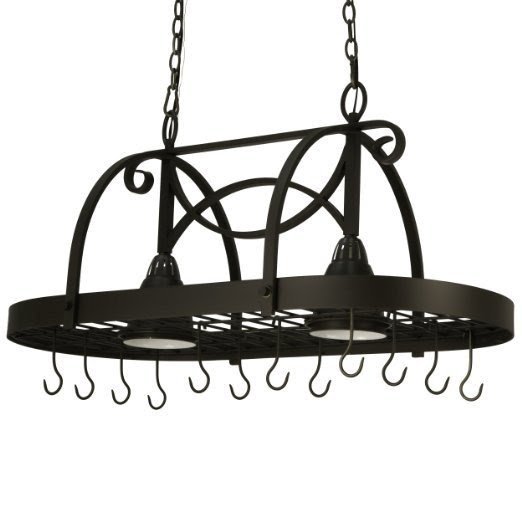 Pot racks with lights 1