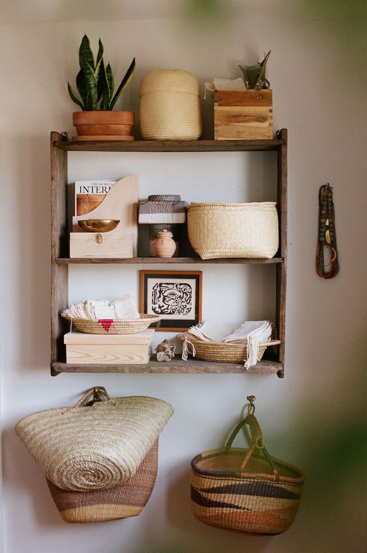 Bathroom wall shelves and storage 1