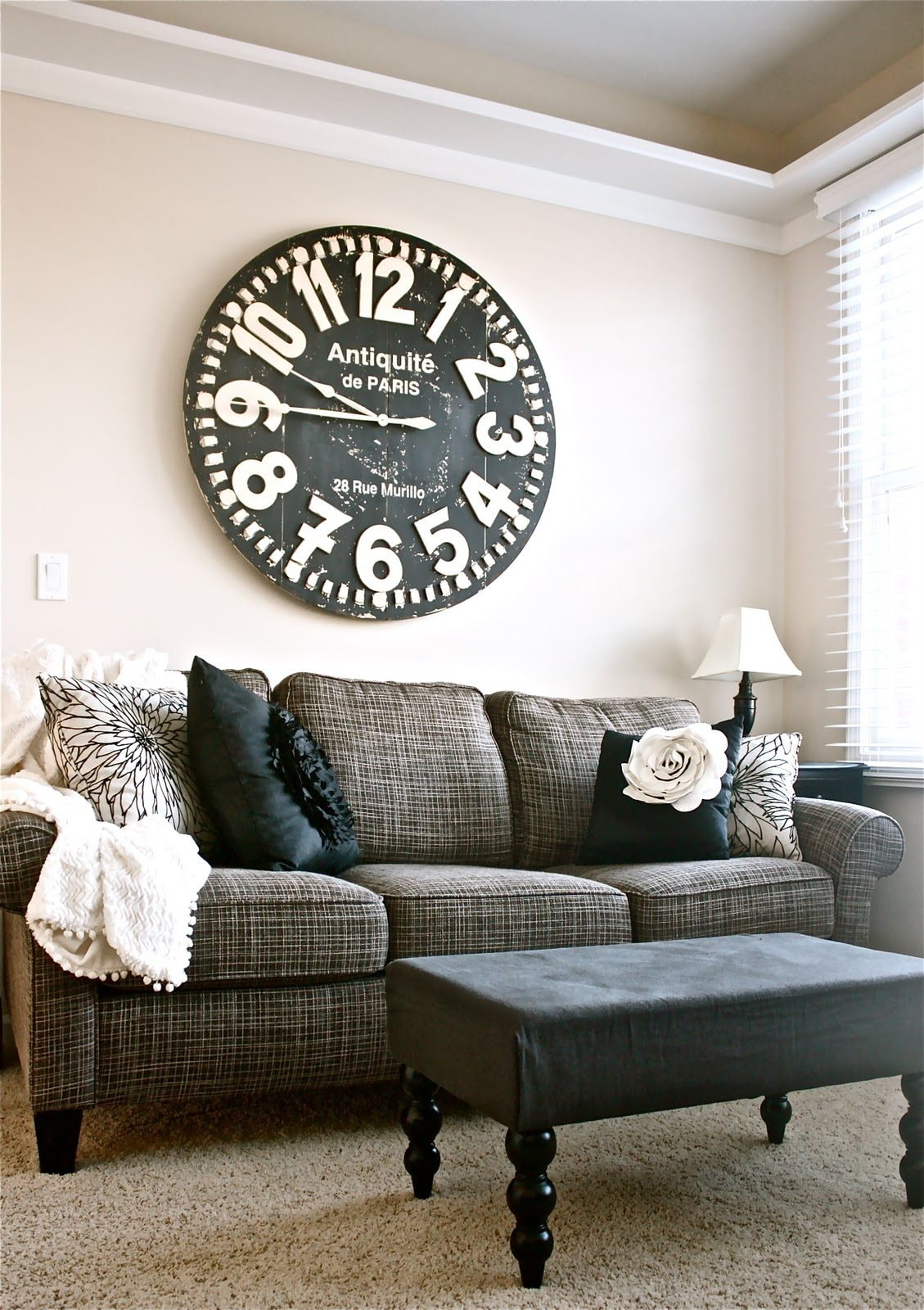 Big clock for wall 12