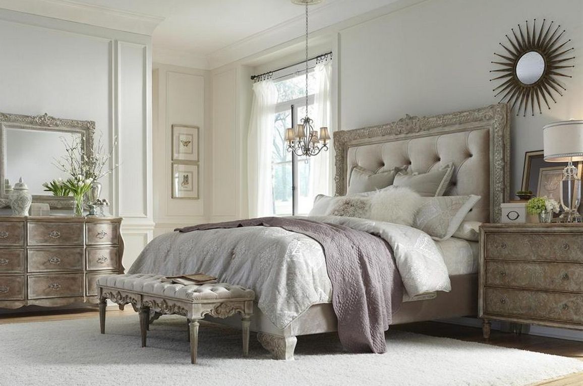 Headboard for king sized bed combined with high quality bedcovers