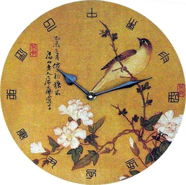 Home asian decor oriental wall clock 1