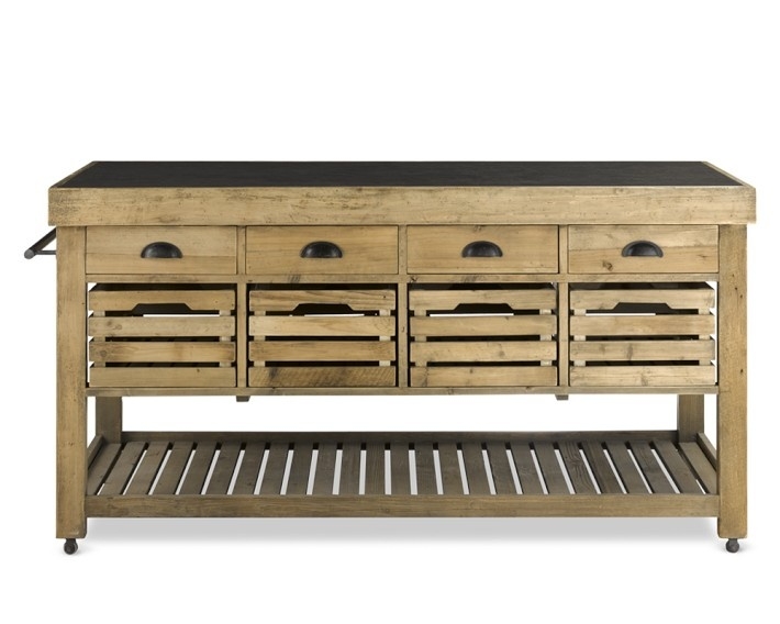 Kitchen island rustic