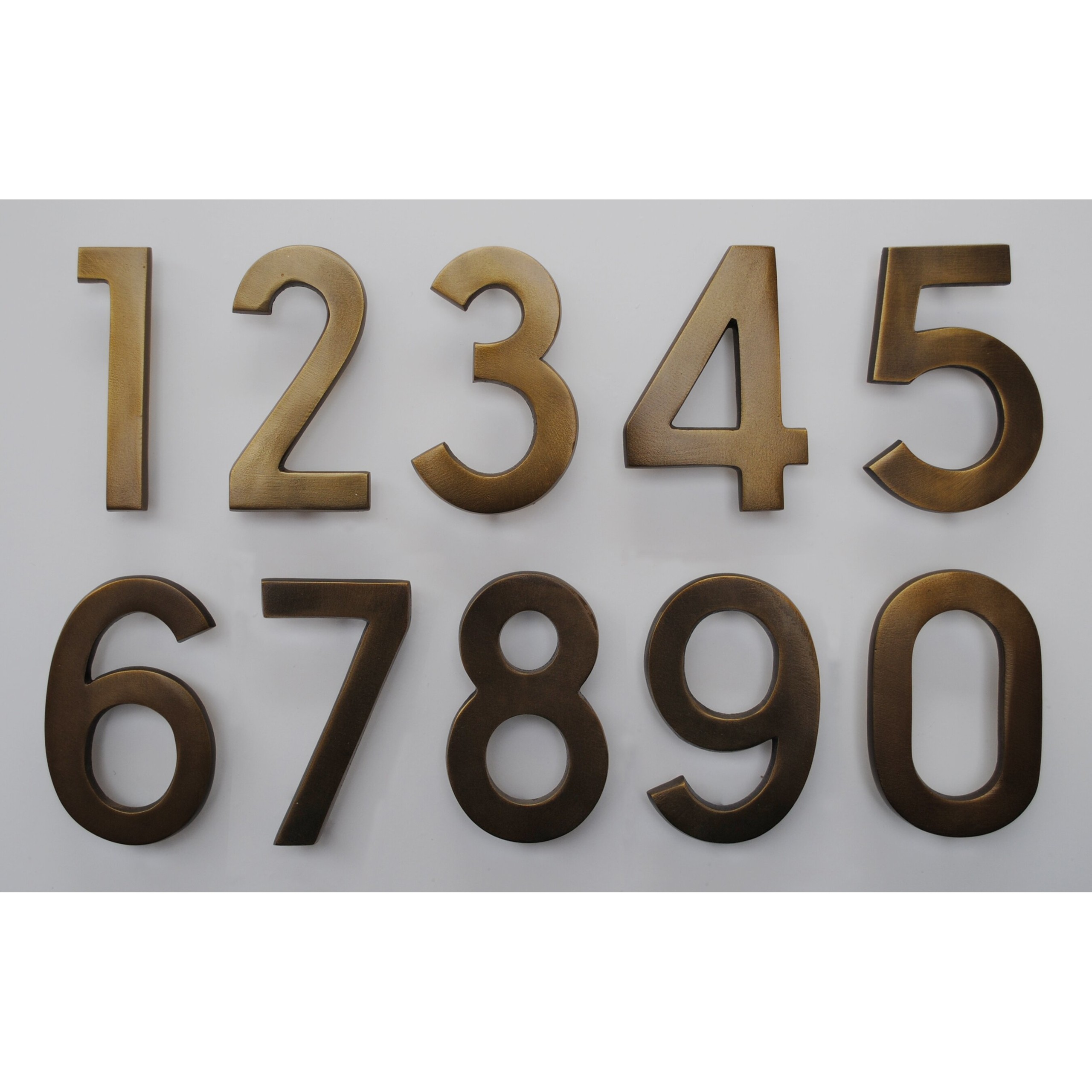 Mailbox plaques numbers 11