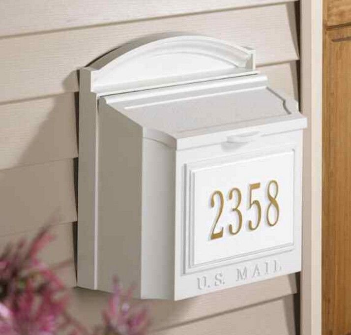Mailbox plaques numbers 4
