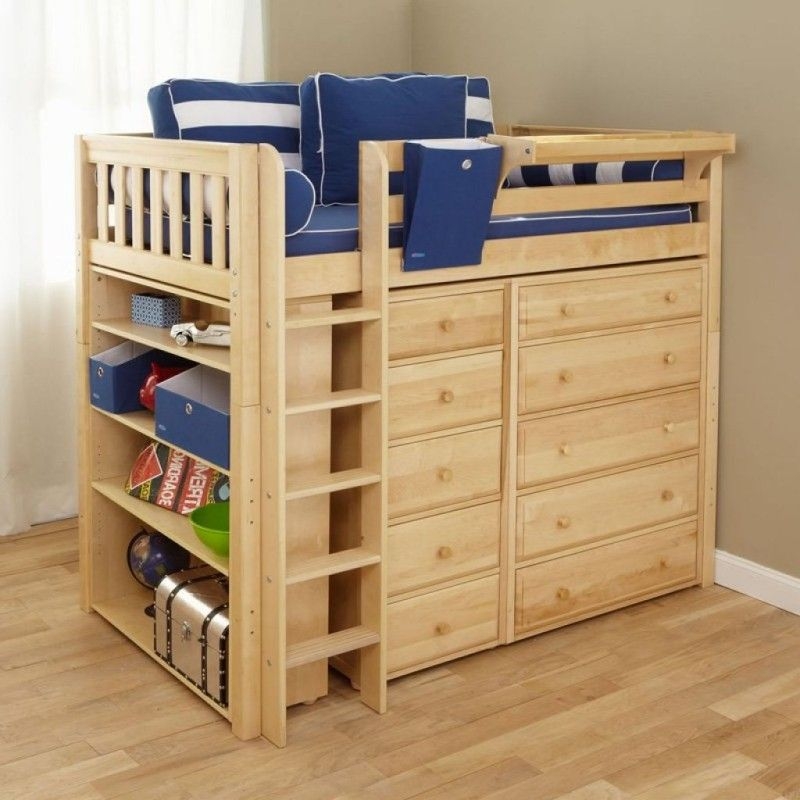 Diy loft bed with storage