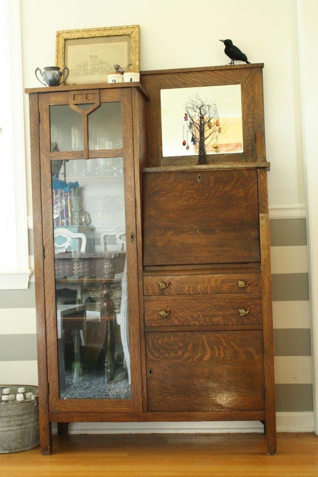 Furniture secretary desk cabinet 2