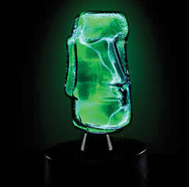 Novelty Lighting Mini Moai Electra 8" H Table Lamp