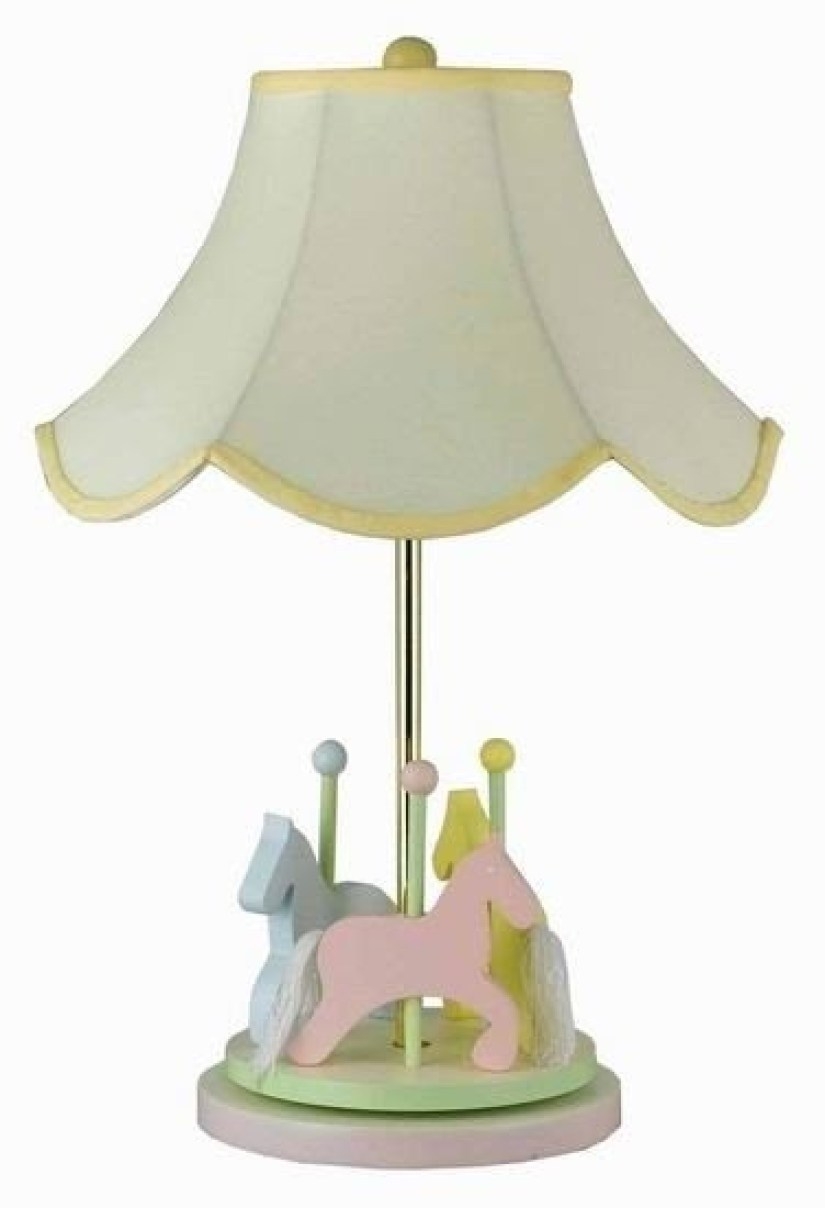 Cal Lighting BO-5677 Carousel Table Lamp Fixture